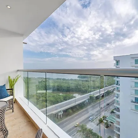 Portov1403 Perfect 2bed 1 Bath-beach Access-pool Cartagena