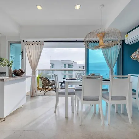 Portov1403 Perfect 2bed 1 Bath-beach Access-pool Cartagena
